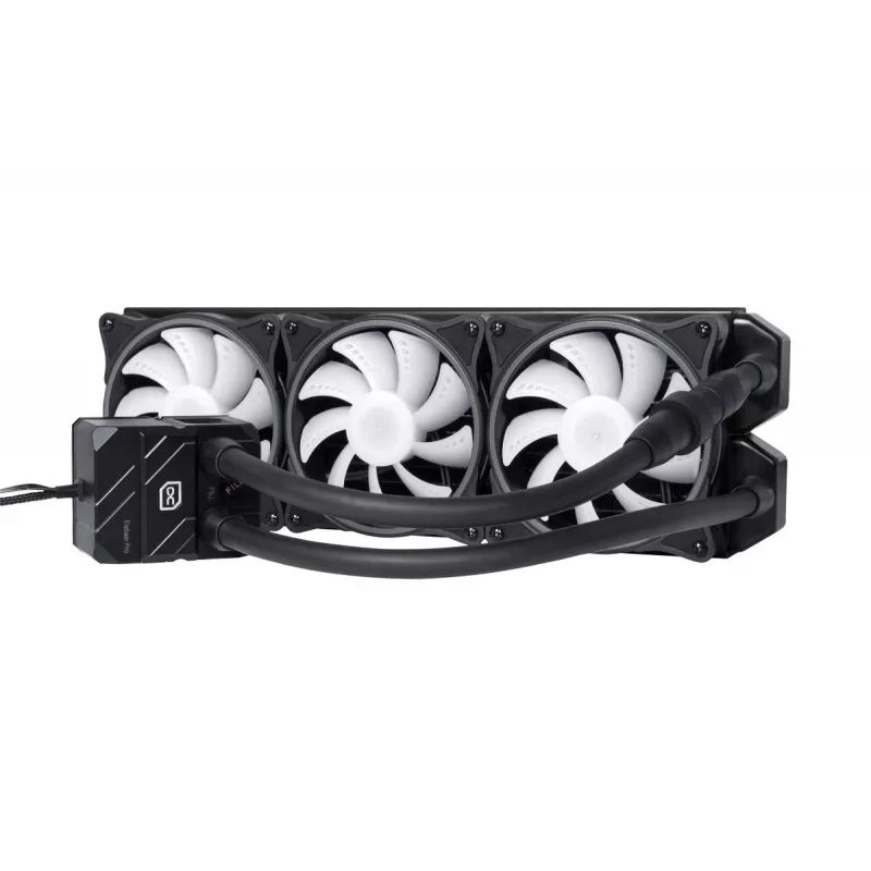 Alphacool Eisbaer Pro Aurora 360 Processor All-in-one liquid cooler 12 cm Czarny, biały 1 szt.