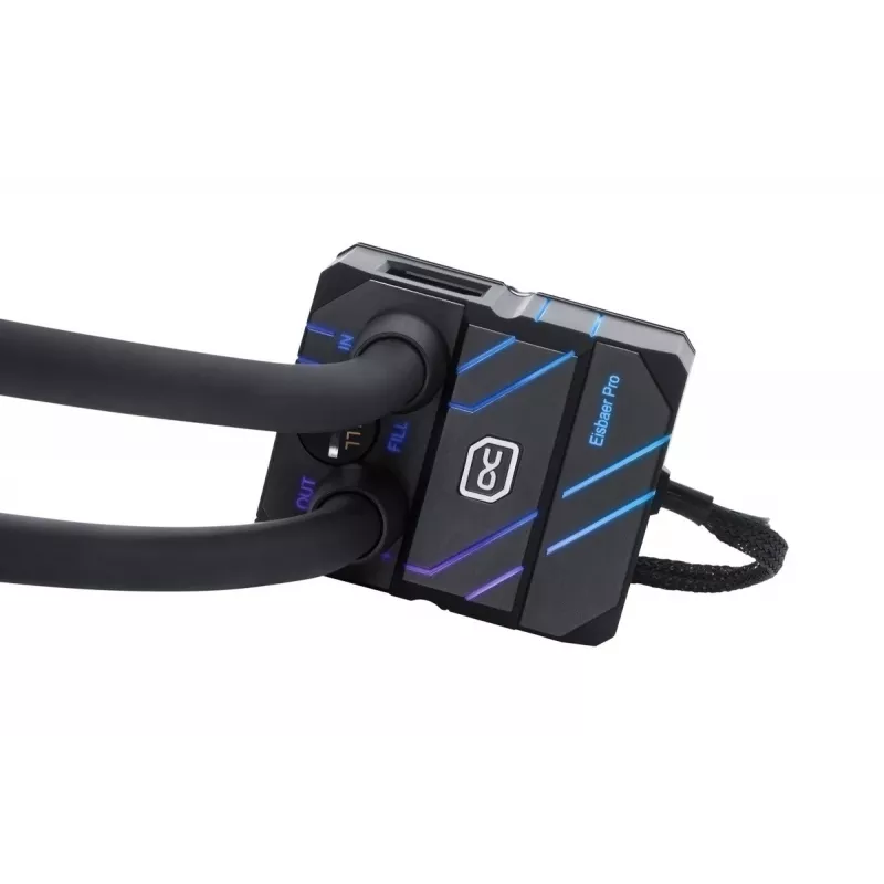 Alphacool Eisbaer Pro Aurora 360 Processor All-in-one liquid cooler 12 cm Czarny, biały 1 szt.