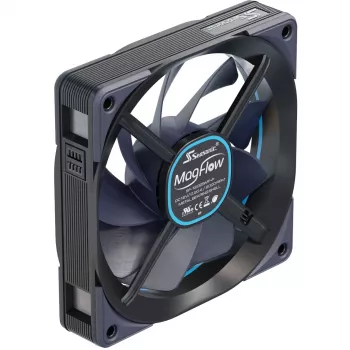 MagFlow 1225 PWM (1-Fan Kit) 120.4 x 124.2 x 26.6mm / Fluid Dynamic Bearing / 63.33 CFM / 33.78 dBa / 2200 rpm / Magnetyczne kable ułatwiające instalację (MAGFLOW-1)