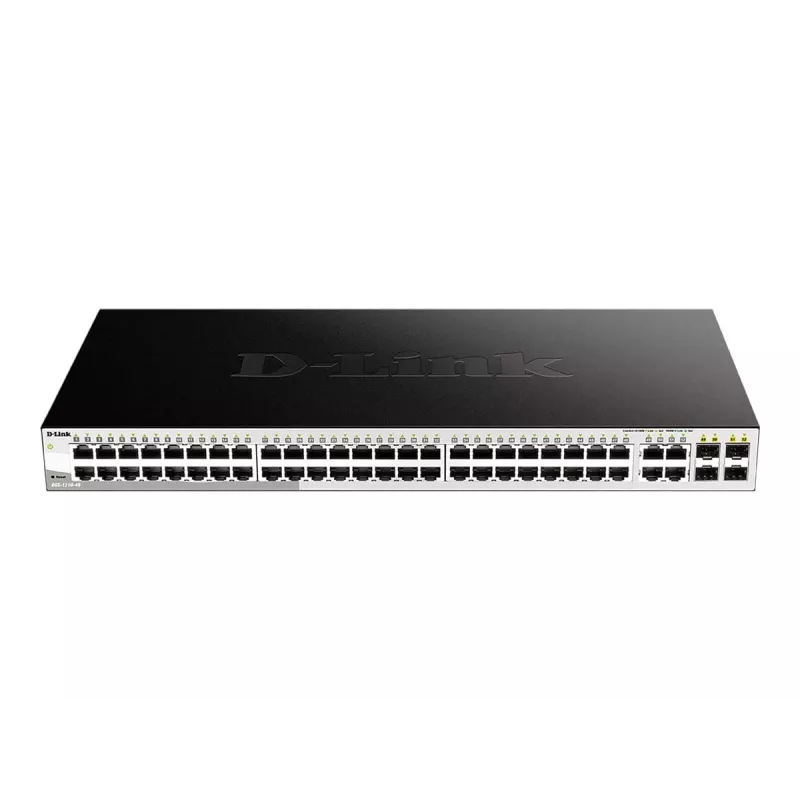 D-Link 48-Portowy Gigabitowy Przełącznik Inteligentny Zarządzalny z 4 portami Combo 1000BASE-T/SFP