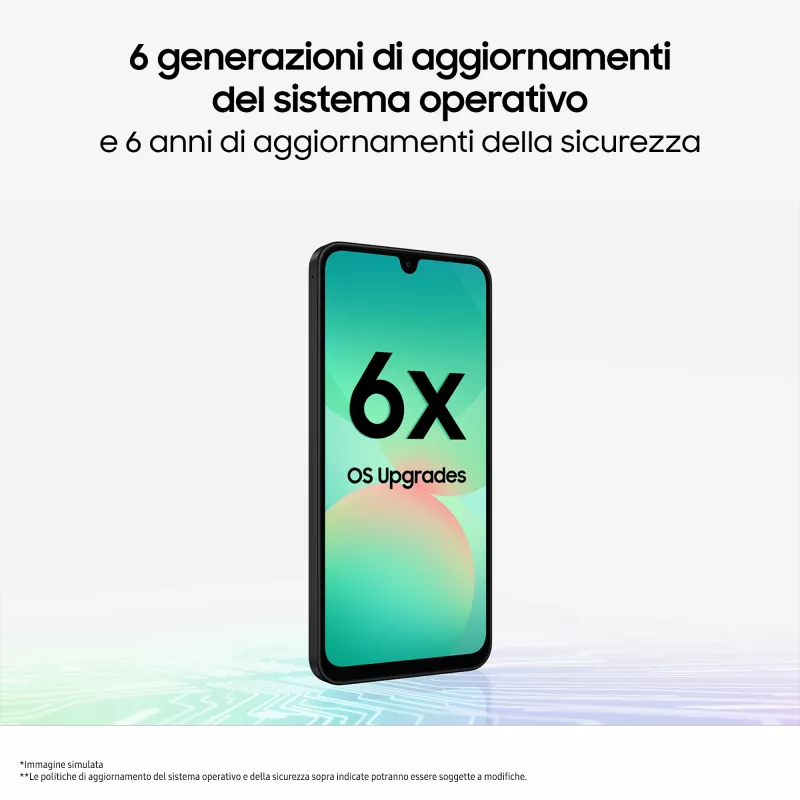 Samsung Galaxy A26 17 cm (6,7) Hybrid Dual SIM Android 15 5G USB Type-C 8 GB 256 GB 5000 mAh Czarny