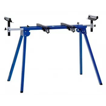 Stojak do piły ukośnej Scheppach UMF1550, metalowy 4-nogowy stojak, maks. ładowność 150 kg, maks. długość 194,5 cm, wym. 950×540×810 mm, czarny