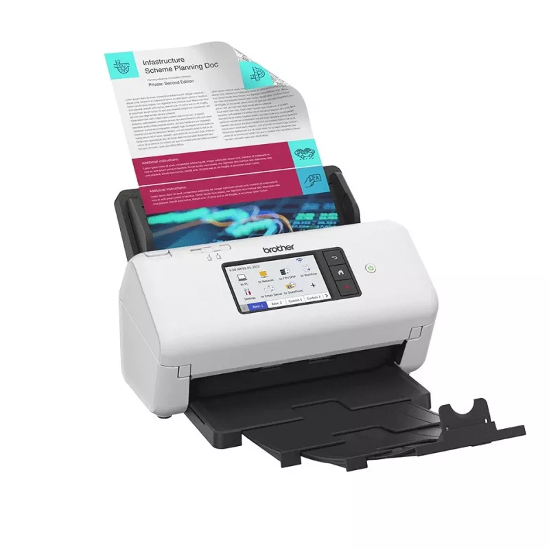 Skaner ADF Brother ADS-4700W 600 x 600 DPI A4 Czarno-biały