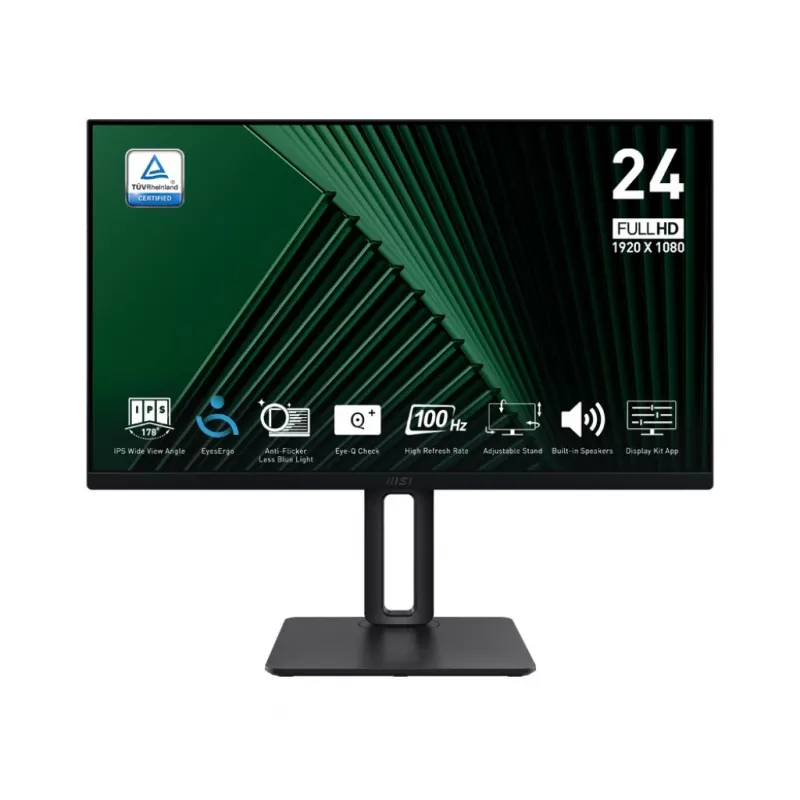 MSI Pro MP245PG 24-calowy IPS FHD HDMI/DP Pivot - Płaski ekran - 61 cm