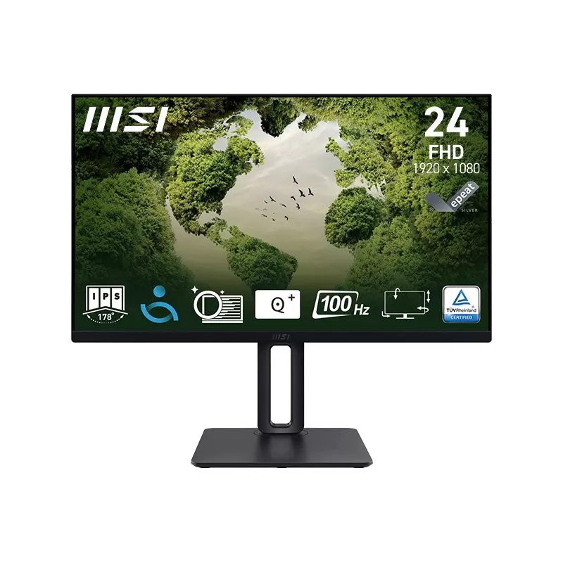MSI Pro MP245PG 24-calowy IPS FHD HDMI/DP Pivot - Płaski ekran - 61 cm