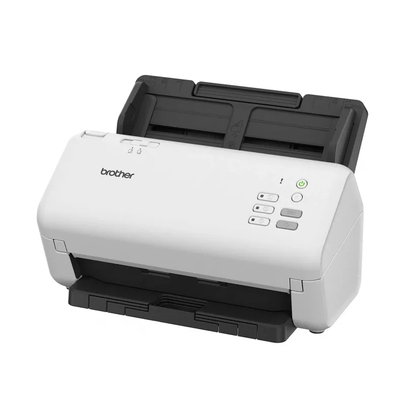 Skaner ADF Brother ADS-4300N — A4, 600 x 600 DPI, duplex, 80-arkuszowy ADF, podwójny CIS, LED (czarno-biały)