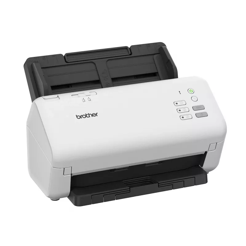 Skaner ADF Brother ADS-4300N — A4, 600 x 600 DPI, duplex, 80-arkuszowy ADF, podwójny CIS, LED (czarno-biały)