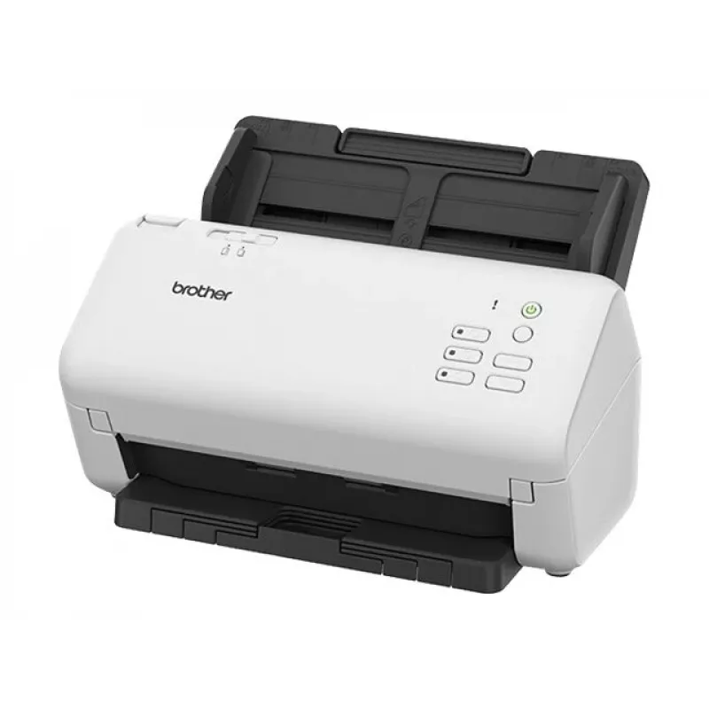 Skaner ADF Brother ADS-4300N — A4, 600 x 600 DPI, duplex, 80-arkuszowy ADF, podwójny CIS, LED (czarno-biały)