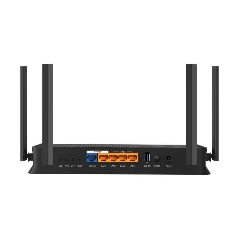 TP-Link Archer BE3600 router bezprzewodowy 2.5 Gigabit Ethernet Dwuzakresowy (2,4 GHz / 5 GHz) Czarny