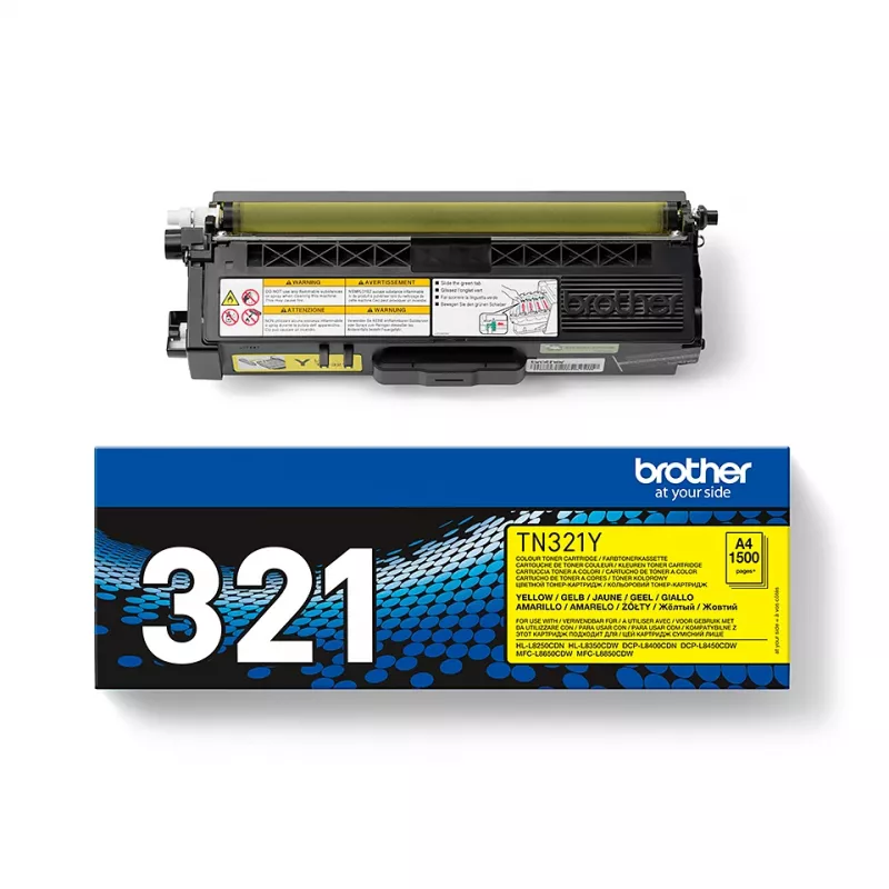 kaseta z tonerem Brother TN-321Y 3000 stron żółty