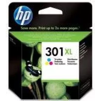 HP 301XL High Yield Tri-color Oryginalny wkład atramentowy