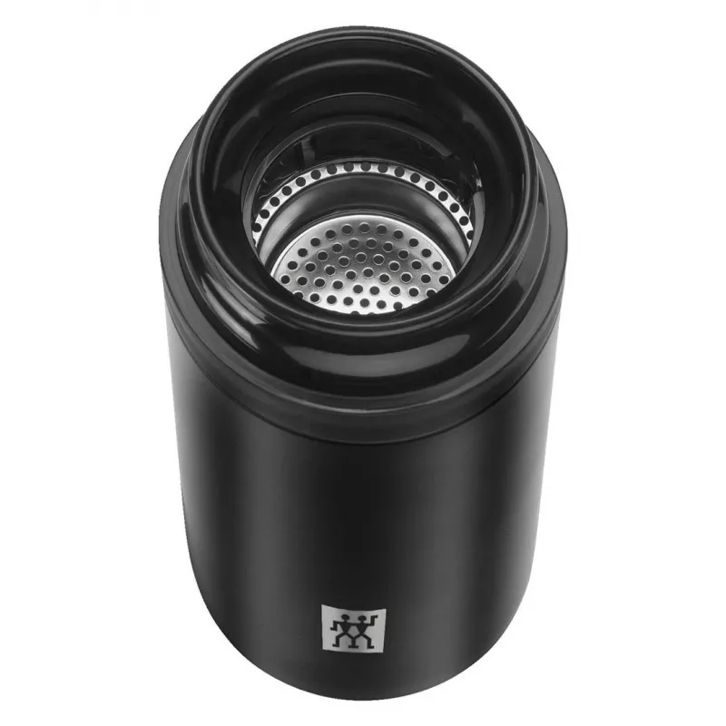 Termos próżniowy ZWILLING THERMO 0,42 L, stal nierdzewna, czarny, 7 h ciepło / 10 h zimno