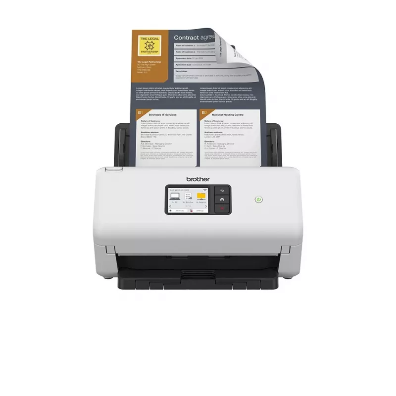 Skaner ADF Brother ADS-4500W 600 x 600 DPI A4 Czarny Biały