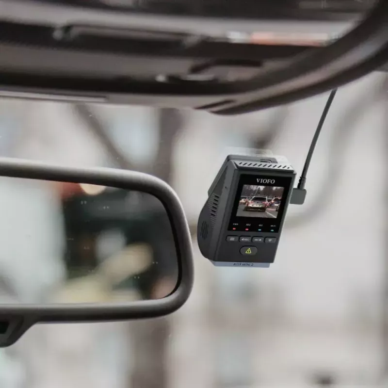 Kamera samochodowa VIOFO A119 MINI 2-G GPS – 1-kanałowa Quad HD 2560×1440, Sony STARVIS 2 IMX675, 60 fps, 140° F1.6, GPS, Wi‑Fi, dwuzakresowa, tryb parkingowy