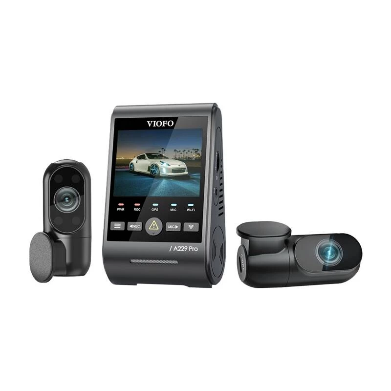 Kamera samochodowa VIOFO A229 PRO 3CH 4K + 2K + 1080P WiFi GPS