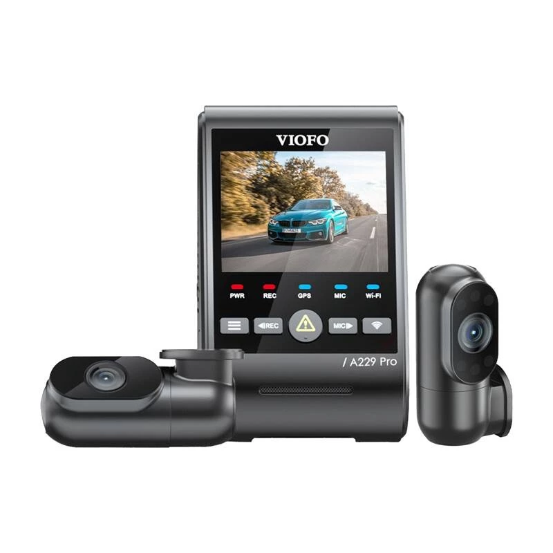 Kamera samochodowa VIOFO A229 PRO 3CH 4K + 2K + 1080P WiFi GPS