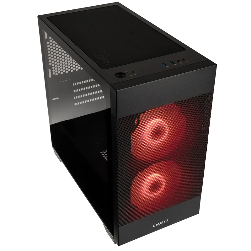 Lian Li LANCOOL 205M Mesh obudowa Micro-ATX, szkło hartowane, czarna