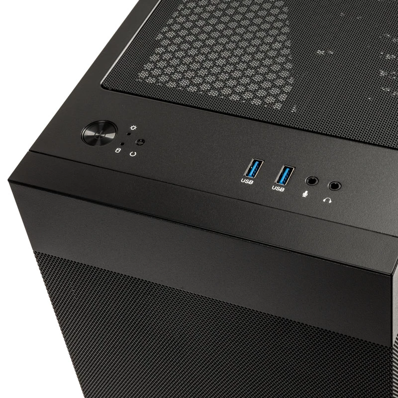 Lian Li LANCOOL 205M Mesh obudowa Micro-ATX, szkło hartowane, czarna