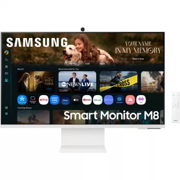 Monitor LCD | SAMSUNG | LS32FM801UUXDU | 32 | Smart/4K | Matryca VA | 3840x2160 | 16:9 | 60 Hz | 4 ms | Kolor biały | LS32FM801UUXDU