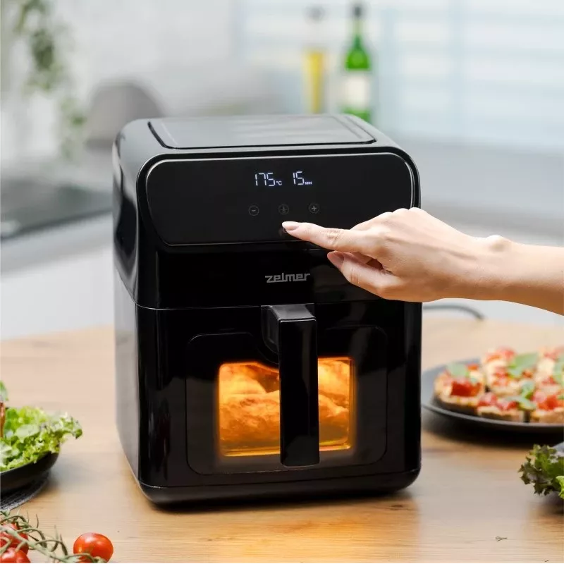 Zelmer ZAF6500 Frytkownica beztłuszczowa 6,5 l 1500 W Czarna