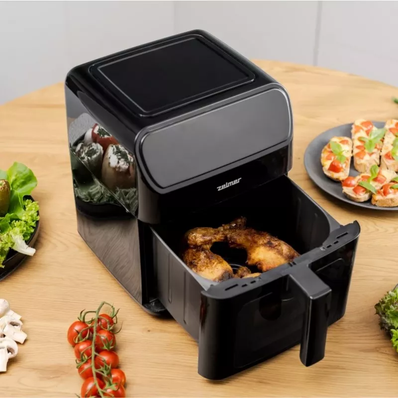 Zelmer ZAF6500 Frytkownica beztłuszczowa 6,5 l 1500 W Czarna