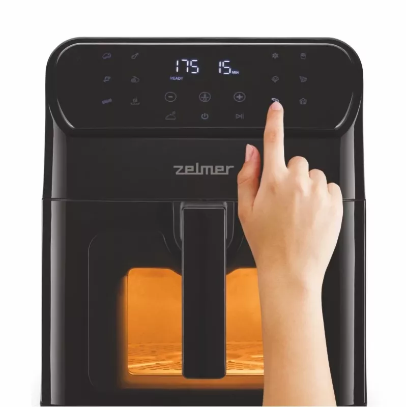 Zelmer ZAF6500 Frytkownica beztłuszczowa 6,5 l 1500 W Czarna