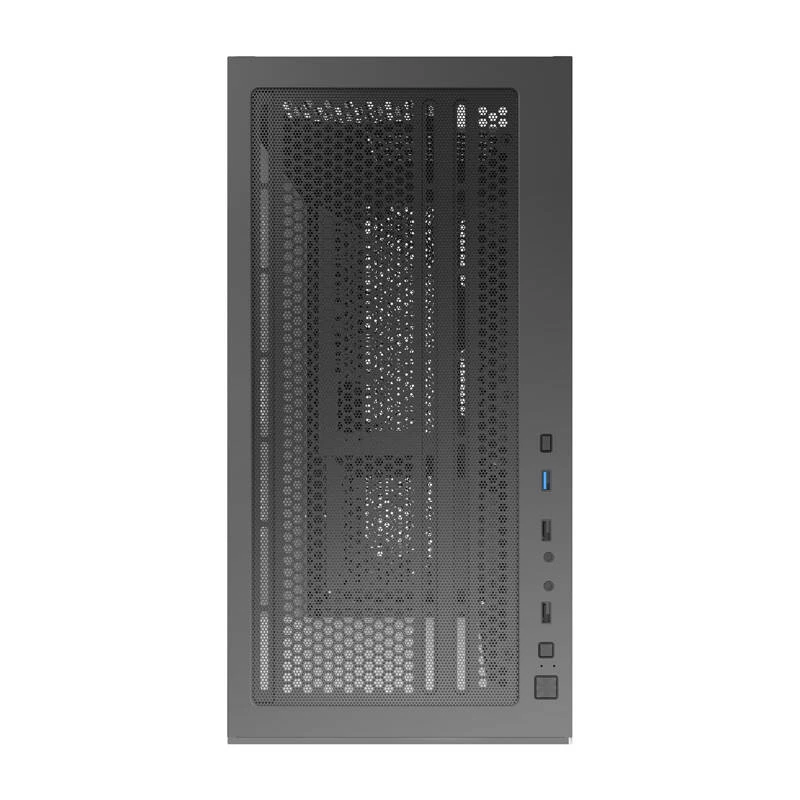 Obudowa komputerowa Darkflash C218M + 6 wentylatorów ARGB (czarna)