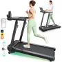 Bieżnia Urevo z wbudowanym biurkiem do pracy i ćwiczeń Foldi 3S Maksymalne obciążenie użytkownika 120 kg Minimalna prędkość 1 km/h Maksymalna prędkość 12 km/h