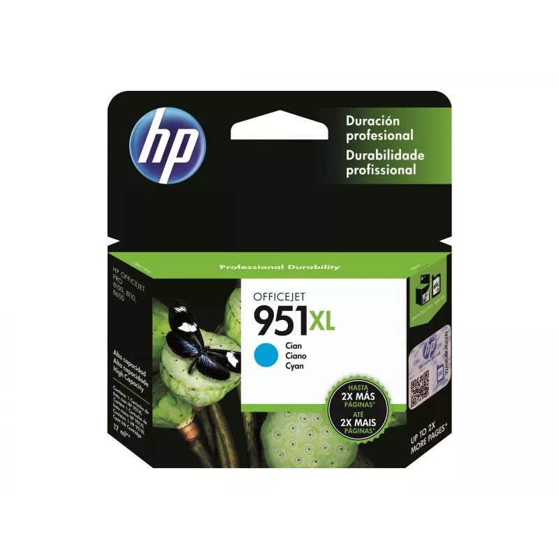 HP 951XL oryginalny wkład atramentowy cyjan o wysokiej pojemności 1500 stron 1 szt. Officejet