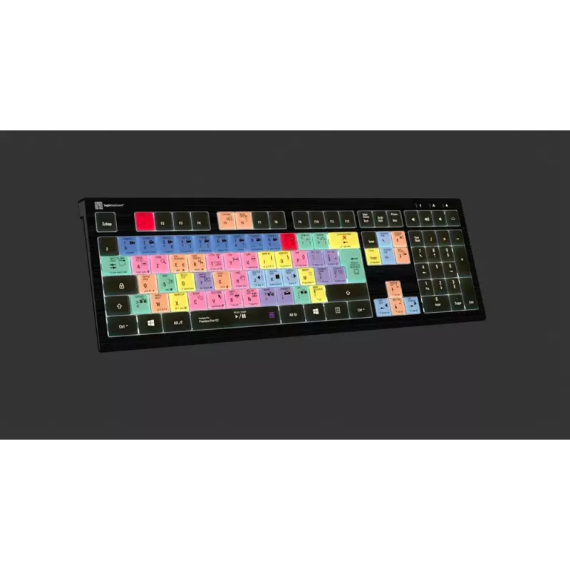 Logickeyboard Adobe Premiere Pro CC ASTRA 2 podświetlana klawiatura francuska (LKB-PPROCC-A2PC-FR)
