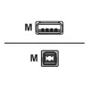 Logilink kabel połączeniowy USB 2.0 USB-A na USB-B męski USB A męski USB B
