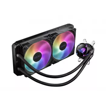 ASUS ROG STRIX LC II 280 ARGB Chłodzenie procesora All-in-one chłodnica cieczy 14 cm Czarny 1 szt.