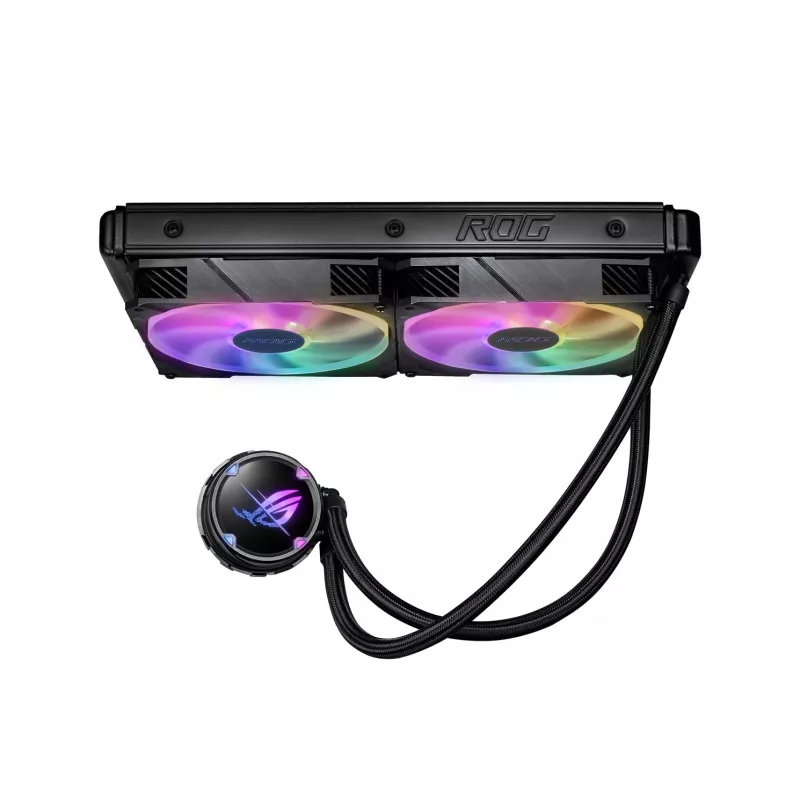 ASUS ROG STRIX LC II 280 ARGB Chłodzenie procesora All-in-one chłodnica cieczy 14 cm Czarny 1 szt.