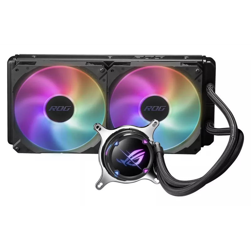ASUS ROG STRIX LC II 280 ARGB Chłodzenie procesora All-in-one chłodnica cieczy 14 cm Czarny 1 szt.