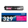 Oryginalny toner Brother TN-329 TN329M magenta, wydajność 3000 stron