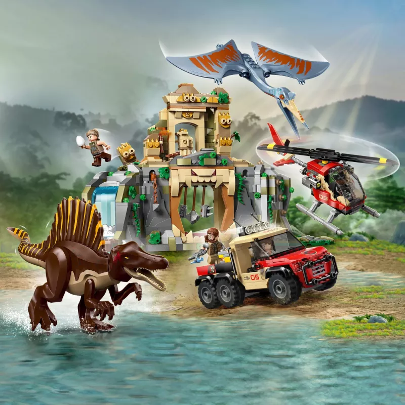 LEGO JURASSIC WORLD 76976 Spinozaur i kecalkoatl – misja powietrzna