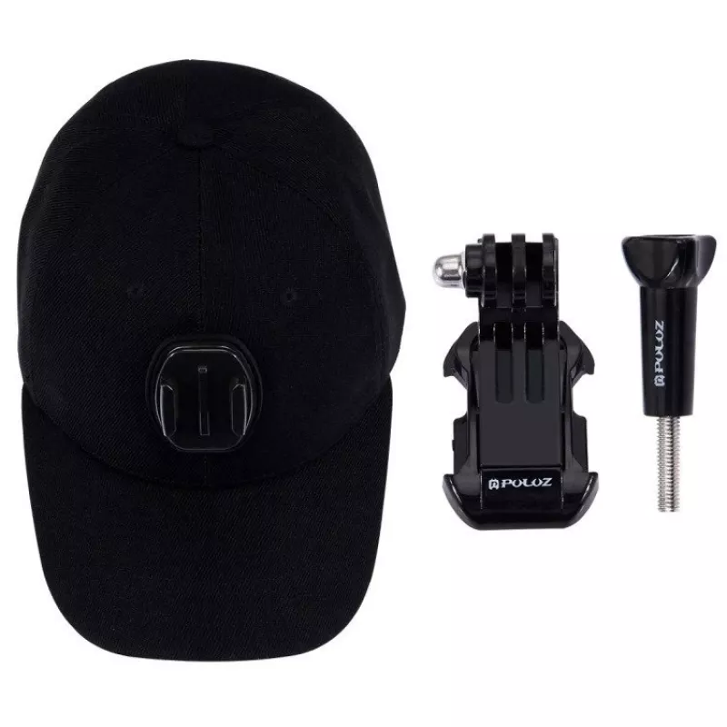 Czapka Puluz z uchwytem do kamery sportowej (DJI, GoPro, Insta360)