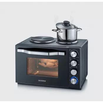 Severin TO 2073 XXL piekarnik tosterowy 60 l 2200 W Czarny Grill