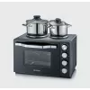 Severin TO 2073 XXL piekarnik tosterowy 60 l 2200 W Czarny Grill