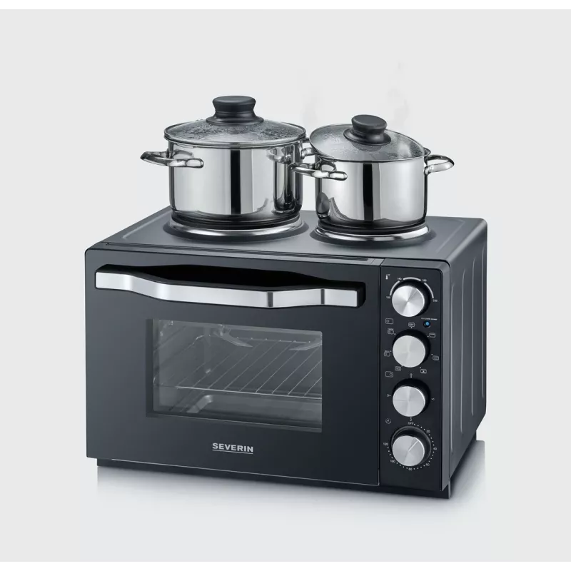 Severin TO 2073 XXL piekarnik tosterowy 60 l 2200 W Czarny Grill