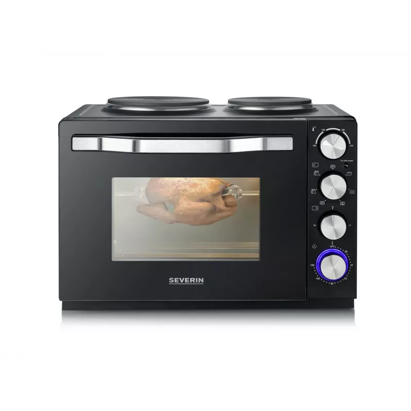 Severin TO 2073 XXL piekarnik tosterowy 60 l 2200 W Czarny Grill