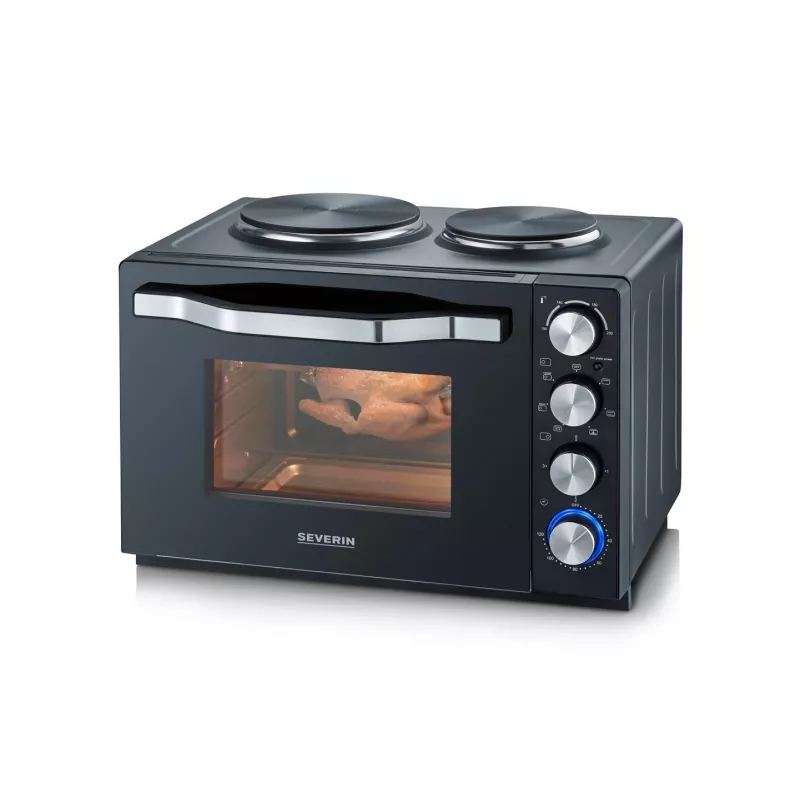 Severin TO 2073 XXL piekarnik tosterowy 60 l 2200 W Czarny Grill
