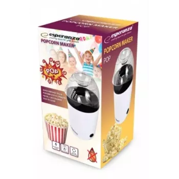 Popcorn Popper Esperanza EKP006 Czarny Biały