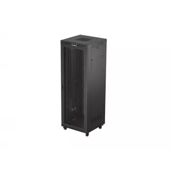 Wolnostojąca szafa rack LANBERG FF01-8847-23BL 19 cali 47U 800x800 czarna