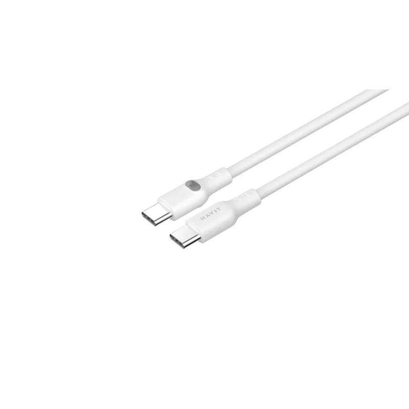 Kabel USB typu C do USB typu C Havit CB6280 1m biały