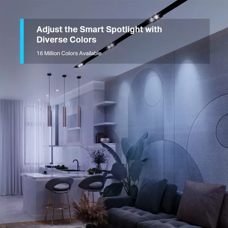 Smart bulb TP‑LINK Tapo L630 GU10 3.7W multicolor (2-pack)