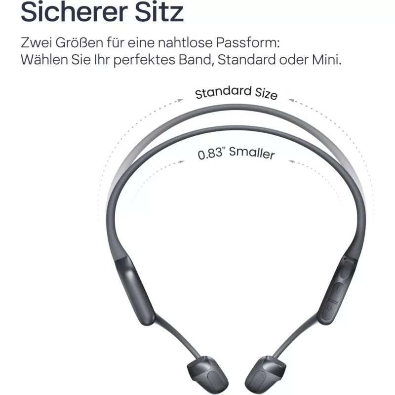 SHOKZ OpenRun Pro 2 Mini Zestaw słuchawkowy Bezprzewodowy Sportowy Bluetooth Czarny