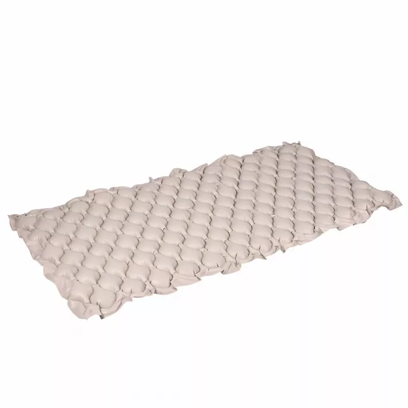 Materac przeciwodleżynowy bąbelkowy ActionMed M100AM zmiennociśnieniowy, pojedynczy materac PVC 192×82×7 cm, maks. waga użytkownika 135 kg