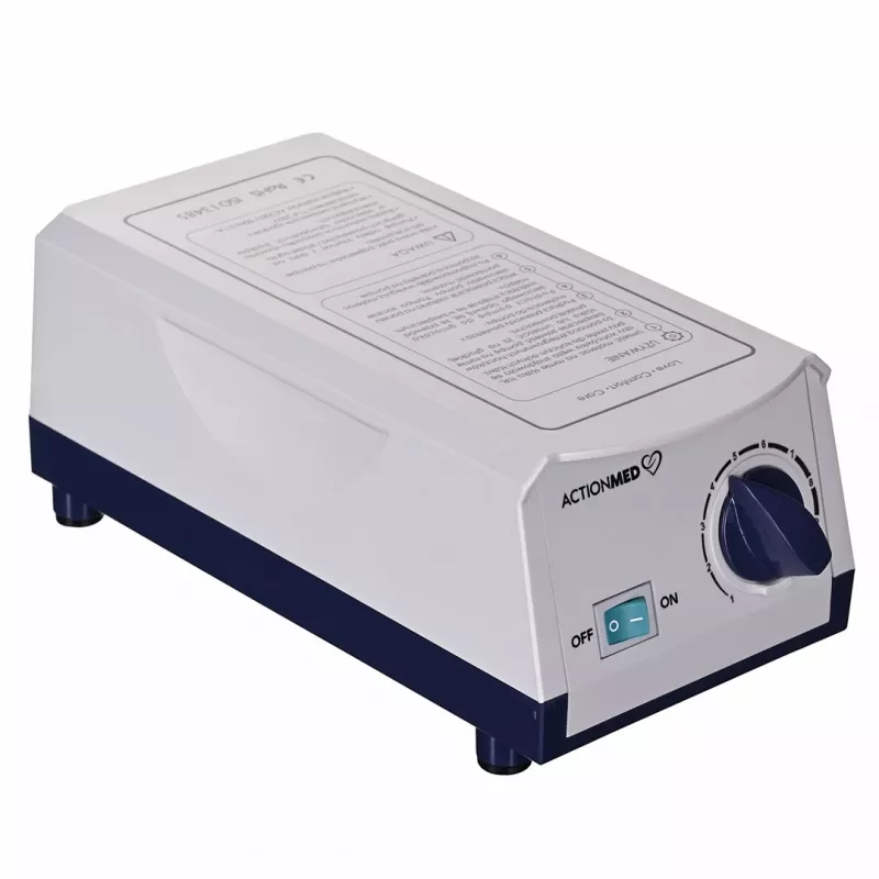 Materac przeciwodleżynowy bąbelkowy ActionMed M100AM zmiennociśnieniowy, pojedynczy materac PVC 192×82×7 cm, maks. waga użytkownika 135 kg