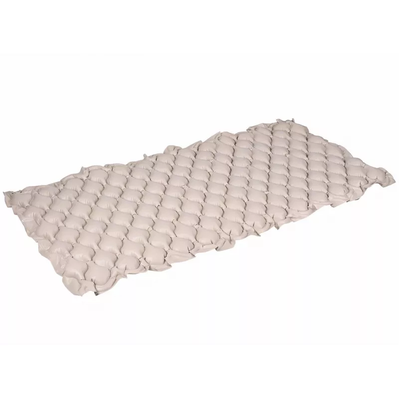 Materac przeciwodleżynowy bąbelkowy ActionMed M100AM zmiennociśnieniowy, pojedynczy materac PVC 192×82×7 cm, maks. waga użytkownika 135 kg